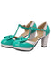 CHUNKY HEELS MARY JANE SCHUHE
