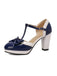 CHUNKY HEELS MARY JANE SCHUHE