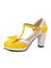 CHUNKY HEELS MARY JANE SCHUHE
