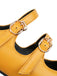 MARY JANE-SCHUHE MIT DOPPELSCHNALLENABSATZ