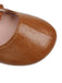 DREIREIHIGE FLACHE VINTAGE-SCHUHE