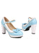 BOWKNOT CHUNKY HEELS MARY JANE SCHUHE
