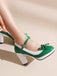 BOWKNOT CHUNKY HEELS MARY JANE SCHUHE