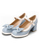 BOWKNOT CHUNKY HEELS MARY JANE SCHUHE
