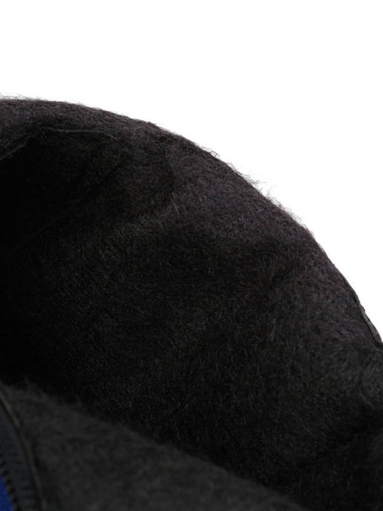 Schwarz RETRO KURZE PLÜSCH-FESTE WARMSTIEFEL