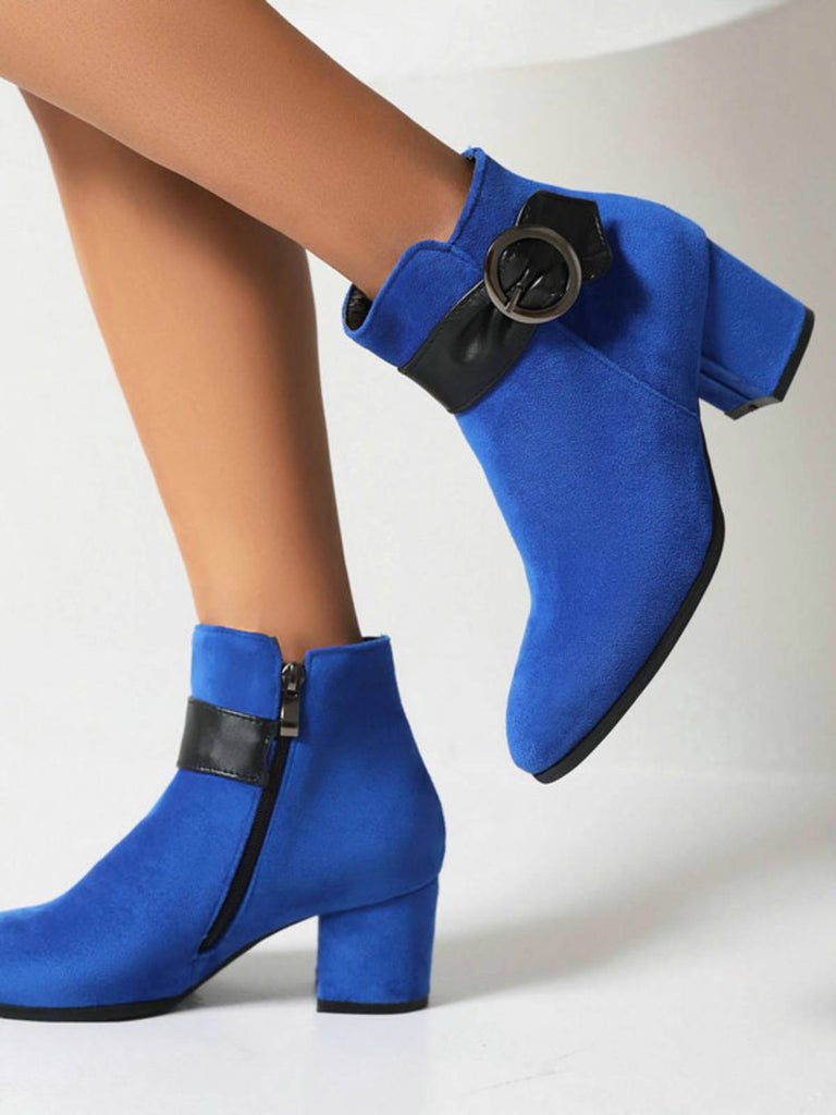 RETRO KURZE PLÜSCH-FESTE WARMSTIEFEL
