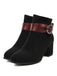 RETRO KURZE PLÜSCH-FESTE WARMSTIEFEL