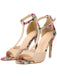 Retro 1950s Fisch Mund High Heels Schuhe