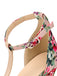 Retro 1950s Fisch Mund High Heels Schuhe