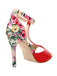 Retro 1950s Fisch Mund High Heels Schuhe