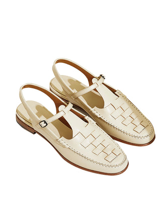 Handgeflochtene Retro Zehensandalen
