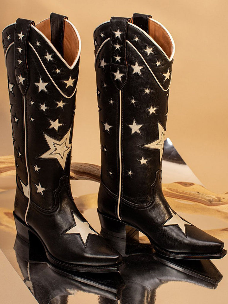 Römischer Stern Quadratwurzel Hoch Stiefel