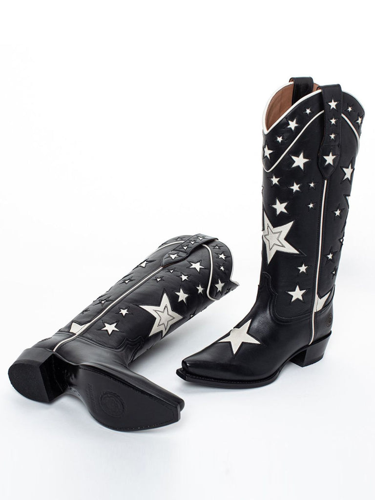 Römischer Stern Quadratwurzel Hoch Stiefel