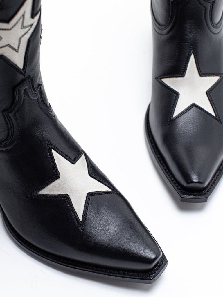 Römischer Stern Quadratwurzel Hoch Stiefel