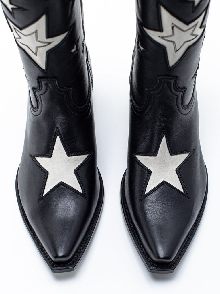 Römischer Stern Quadratwurzel Hoch Stiefel