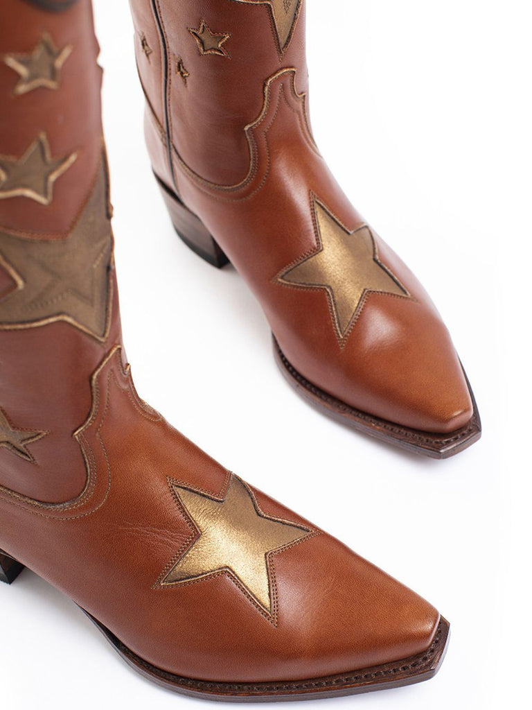 Römischer Stern Quadratwurzel Hoch Stiefel