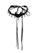 Schwarzer Mond & Sterne Flanell-Halloween-Halskette