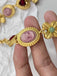 Vintage Floral Portrait Diamant Herz Halskette
