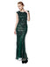 1920ER JAHRE PAILLETTEN ART DECO MAXIKLEID