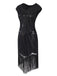 1920ER PAILLETTEN FRANSEN FLAPPER KLEID