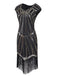 1920ER PAILLETTEN FRANSEN FLAPPER KLEID