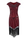 1920ER PAILLETTEN FRANSEN FLAPPER KLEID