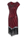 1920ER PAILLETTEN FRANSEN FLAPPER KLEID