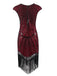 1920ER PAILLETTEN FRANSEN FLAPPER KLEID