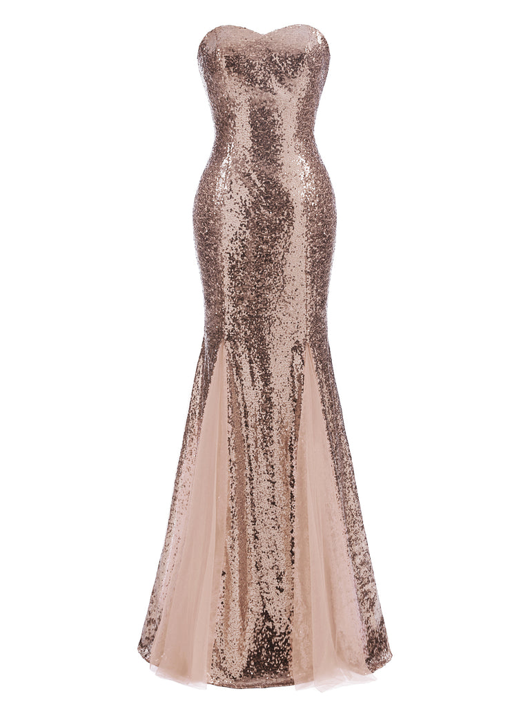 ELEGANT FISCHSCHWANZ DIAMENT HOCHZEIT ABENDKLEID