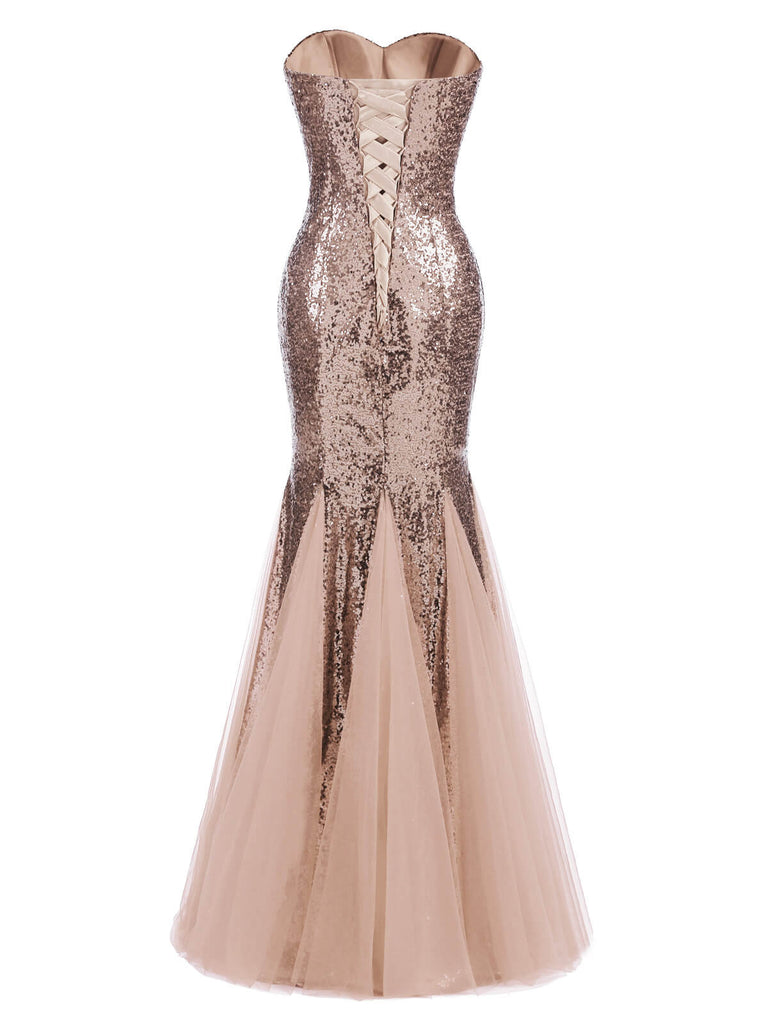 ELEGANT FISCHSCHWANZ DIAMENT HOCHZEIT ABENDKLEID
