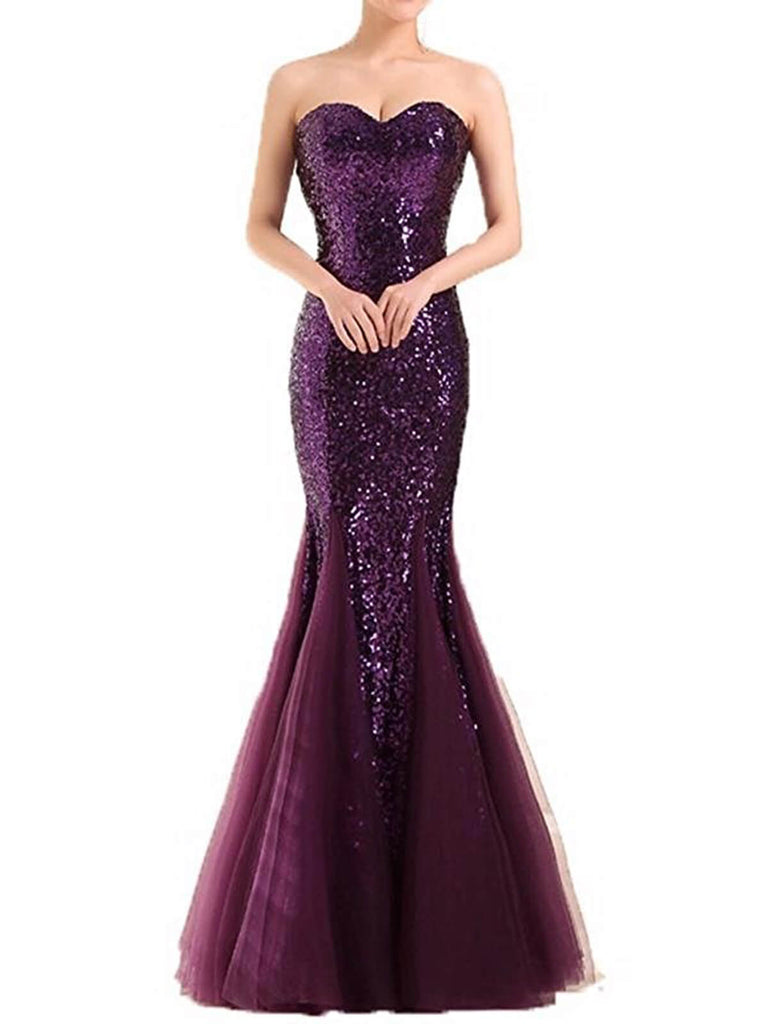 ELEGANT FISCHSCHWANZ DIAMENT HOCHZEIT ABENDKLEID