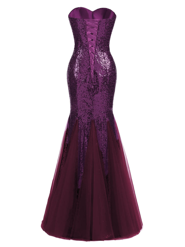ELEGANT FISCHSCHWANZ DIAMENT HOCHZEIT ABENDKLEID