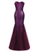 ELEGANT FISCHSCHWANZ DIAMENT HOCHZEIT ABENDKLEID