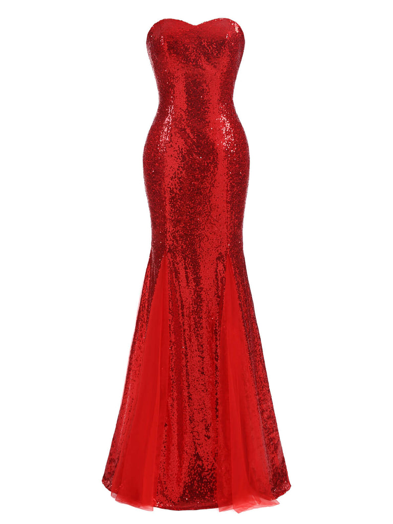 ELEGANT FISCHSCHWANZ DIAMENT HOCHZEIT ABENDKLEID