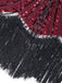 HELLGRAU 1920ER PAILLETTEN FRANSEN FLAPPER KLEID