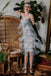 GRAU 1920ER FRINGE GROßE GATSBY KLEID MIT GÜRTEL