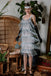 GRAU 1920ER FRINGE GROßE GATSBY KLEID MIT GÜRTEL