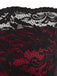GROSS 1950ER SPITZE SCHULTERFREI BLUMEN SWING KLEID