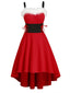 1950ER HILO HOHE TAILLE SPAGHETTI KLEID
