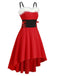 1950ER HILO HOHE TAILLE SPAGHETTI KLEID