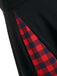 1950ER PLAID BOW PATCHWORK SWING KLEID