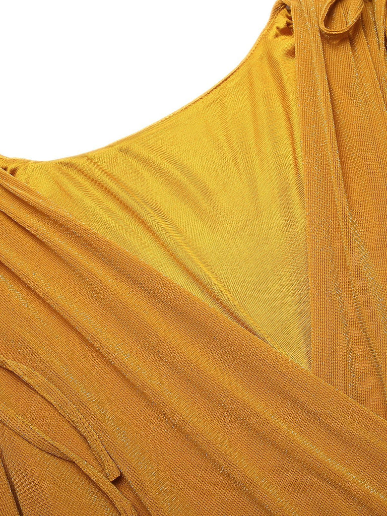 Dunkelgrün 1930er Rüsche Schnürschuh Fischschwanz Kleid