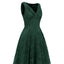1950ER SPITZE BLUMEN SWING KLEID