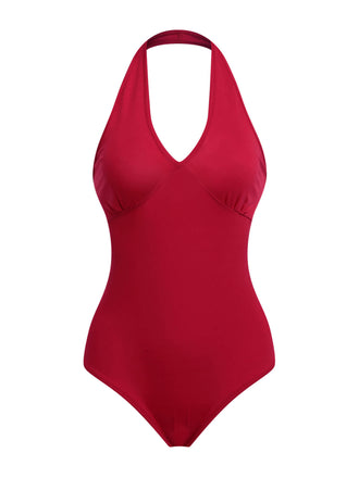 ROTER EINTEILIGER VINTAGE BODY
