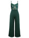 WEINROT PATCHWORK JUMPSUIT MIT BLUMEN-3D-RIEMEN