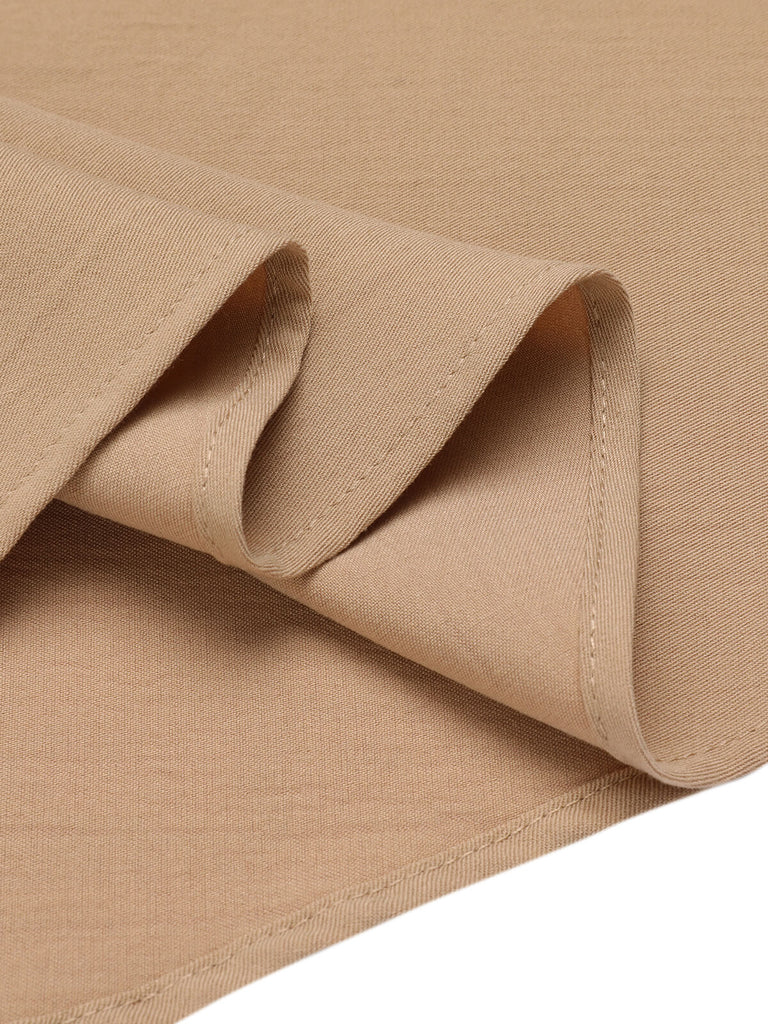 KHAKI GROßEN TASCHEN UND KNOPF ROCK