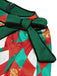 Grün 1950er Weihnachten Plaid Patchwork Kleid