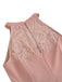 1950er Neckholder Lace-Up Swing Faltenkleid