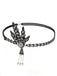 1920ER FRANSENPERLE QUASTE STRASS STIRNBAND