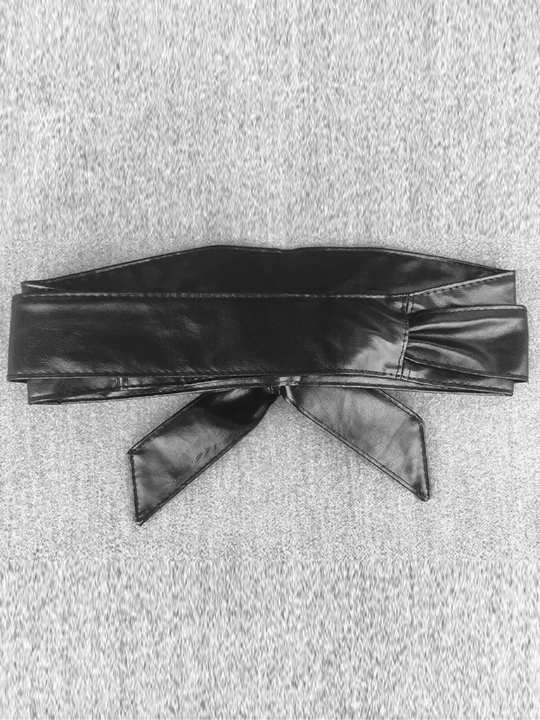 1950ER LACE UP BOW GÜRTEL BREITE ABNEHMEN TAILLEN BAND